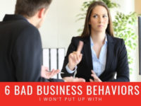 bad business behavior